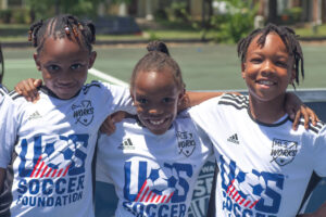 USSF three kids smiling