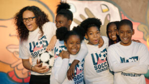 USSF group of kids smiling