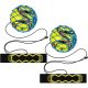 Civaner 2 Pcs Soccer Kick Throw Trainer Adjustable Waist Belt Soccer Return Trainer Net for Kids Adults Soccer Ball Net Kicker