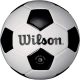 WILSON Traditional Soccer Ball – Size 5, Black/White